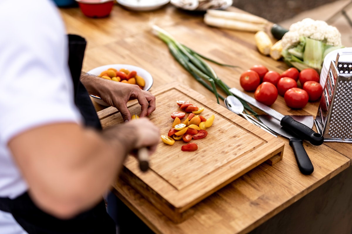 Professional cooking techniques demonstration